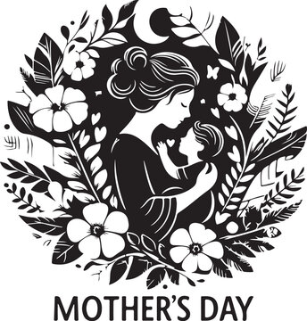 Happy Mother’s Day celebration with a family gathering, children giving gifts, and a joyful mother receiving love and appreciation