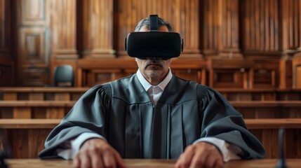 Poster - Virtual reality trial simulation enhances the judiciary experience with innovative technology