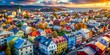 © Adisorn - Miniature Iceland Cityscape: Vibrant Reykjavik Tilt-Shift