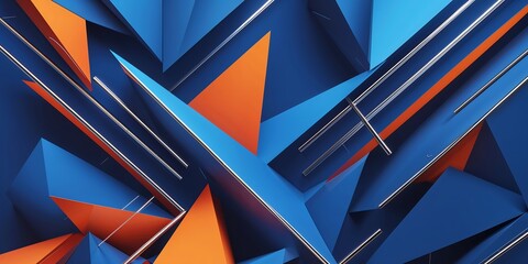 Poster - Illustrate an elegant corporate background with layered, offset rectangular patterns and thin linear accents, perfect for a professional brochure 