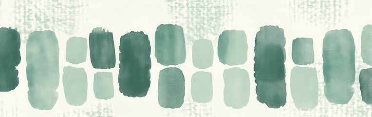 Aufkleber - Elegant dotted pencil strokes pattern in muted green shades for creative design inspiration