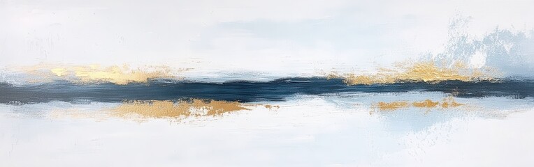 Poster - Delicate pencil strokes create an abstract white canvas with soft hues and elegant lines blending beautifully