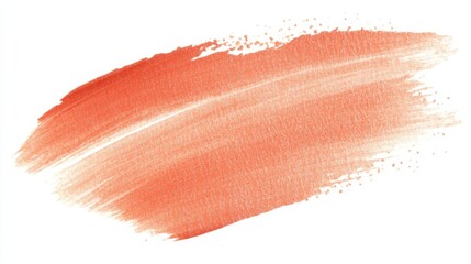 Poster - Muted coral strokes provide an abstract and calming aesthetic suitable for various uses in art and design projects