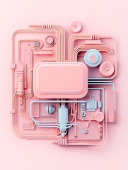Poster - animated gif of a website loading screen, engaging user interface design, interactive web experience