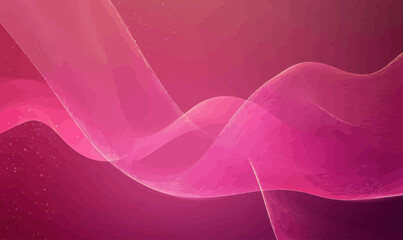 Poster - Vibrant Shiny Pink Background with Dark Lines for Minimalist Designs