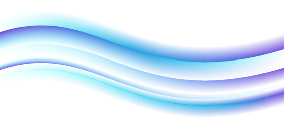 Poster - modern green turquoise and blue gradient wave curve shape design abstract banner background