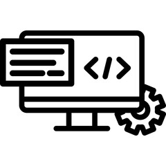 App Development Line Icon