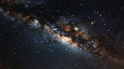 Wall Mural - stars and galaxy outer space sky night universe background