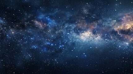 Wall Mural - stars and galaxy outer space sky night universe black starry background of starfield