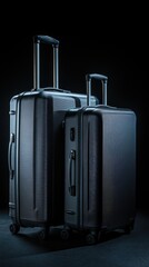 Poster - Two suitcases side by side, ready for travel
