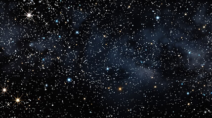 Wall Mural - stars and galaxy outer space sky night universe black starry background of starfield