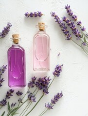 Poster - Two perfume bottles sit adjacent, awaiting use or display
