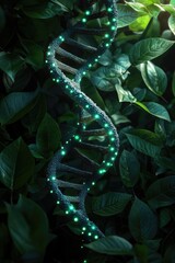Poster - A double-stranded strand of green lights wrapped around a tree branch, ideal for holiday or party decorations