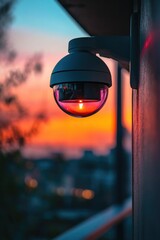 Poster - A close-up shot of a light fixture on a building, suitable for use in architectural or urban design images