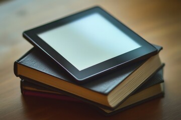Poster - A person's favorite reading spot with a tablet and books
