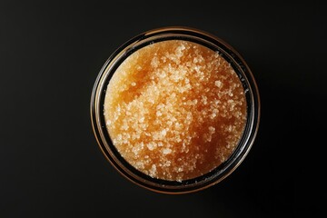 Poster - A jar of sugar sits atop a table in a home or office setting, ready for use