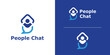 ©  Jagat_Aji - logo design combination of people and chat, consultation logo, icon, symbol, idea, creative.