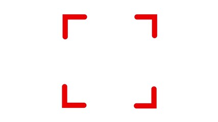 Poster - Sniper crossbars with bold X animation, target outline icon, and simple camera viewfinder design.