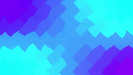 Poster - Mesmerizing abstract geometric blue background with smooth gradient tones and layered transparent shapes.