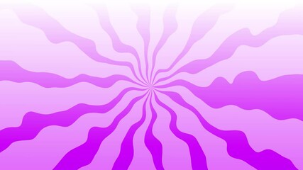 Poster - Hypnotic animated spiral background with shades transitioning from pink to purple, featuring turbulence effects on a purple backdrop.