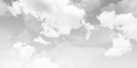 Aufkleber - A gray sky with clouds. Vector illustration.