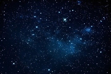 Wall Mural - deep space shining stars in night sky, constellation star field, galaxy
