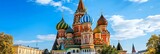 St. Basil's Cathedral, Moscow, Russia, Sunny Day, Tourist Attraction