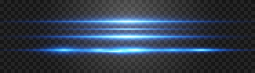 vector abstract lights lines, laser beams on png. glowing streaks on dark background. luminous neon 