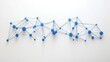 © Falikhurrosid - Abstract network graphic, digital art,  connections, on white background, for technology concept