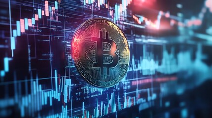 Poster - Cryptocurrency Market Analysis With Bitcoin in Focus During an Upward Trend in Digital Assets