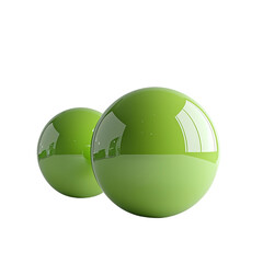 Poster - A fresh lime is depicted in isolation on a transparent background, created using Generative Ai