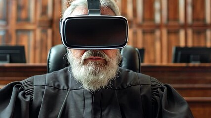 Poster - Virtual reality transformation of the judiciary in advanced courtroom trials