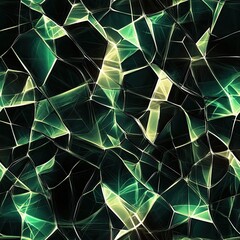 Poster - Abstract X Ray Seamless Pattern Luminous Fracture Design for Modern Backgrounds
