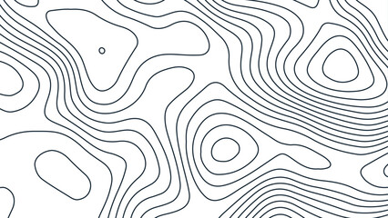 Wall Mural - Abstract wavy line paper cut with Topographic canyon geometric map relief texture with curve.	