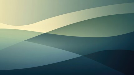 Wall Mural - Abstract design, soft color gradients, flowing lines
