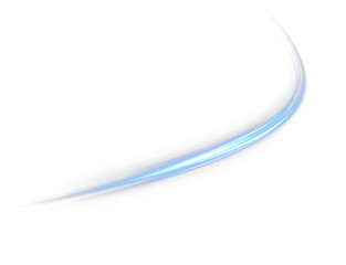 Fototapete - Elegant swirling wave of glowing blue light and particles. A dynamic neon twirl with sparkles, flare, and vortex motion—ideal for futuristic, magical, or energetic sci-fi visual concepts