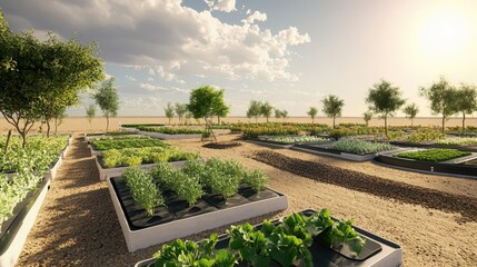 Poster - A sustainable farming initiative using hydroponics to provide fresh vegetables in arid regions