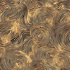 Poster - Layered Woodcut Pattern Transparent Textures Seamless Design for Fashion Branding  Web