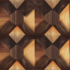 Poster - Seamless Woodcut Pattern Minimalist Gradient Design for Textile Fashion and Branding