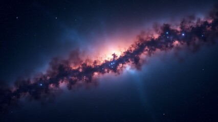 Wall Mural - Spectacular Milky Way Galaxy From Space