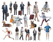 © stokkete - Diverse people standing and waiting