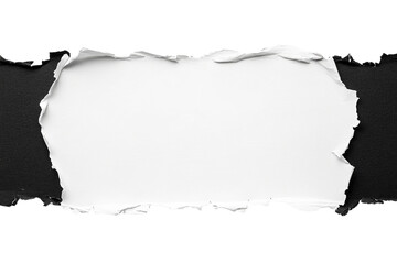Wall Mural - torn paper with transparent background ideal for various designs