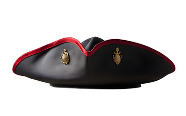 Aufkleber - Revolutionary war tricorn hat isolated on a empty plain background