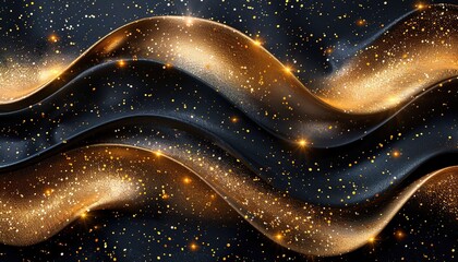 Wall Mural - abstract background with stars