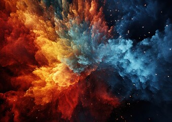 Wall Mural - visualization of fractal realms