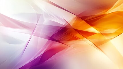 Leinwandbilder - Abstract Orange and Purple Swirls, A Digital Art Piece