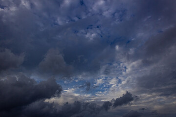 Wall Mural - clouds in the blue sky