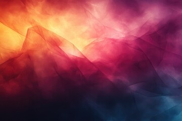 Poster - abstract colorful layered texture forms a pleasing gradient composition visually