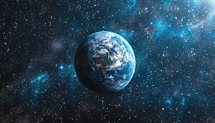 Wall Mural - earth in space