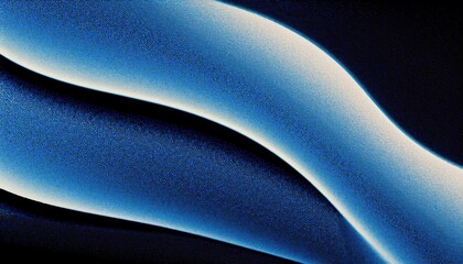 Aufkleber - textured fabric with undulating wave pattern in blue gradient, abstract textile folds with soft shadows, modern design background

